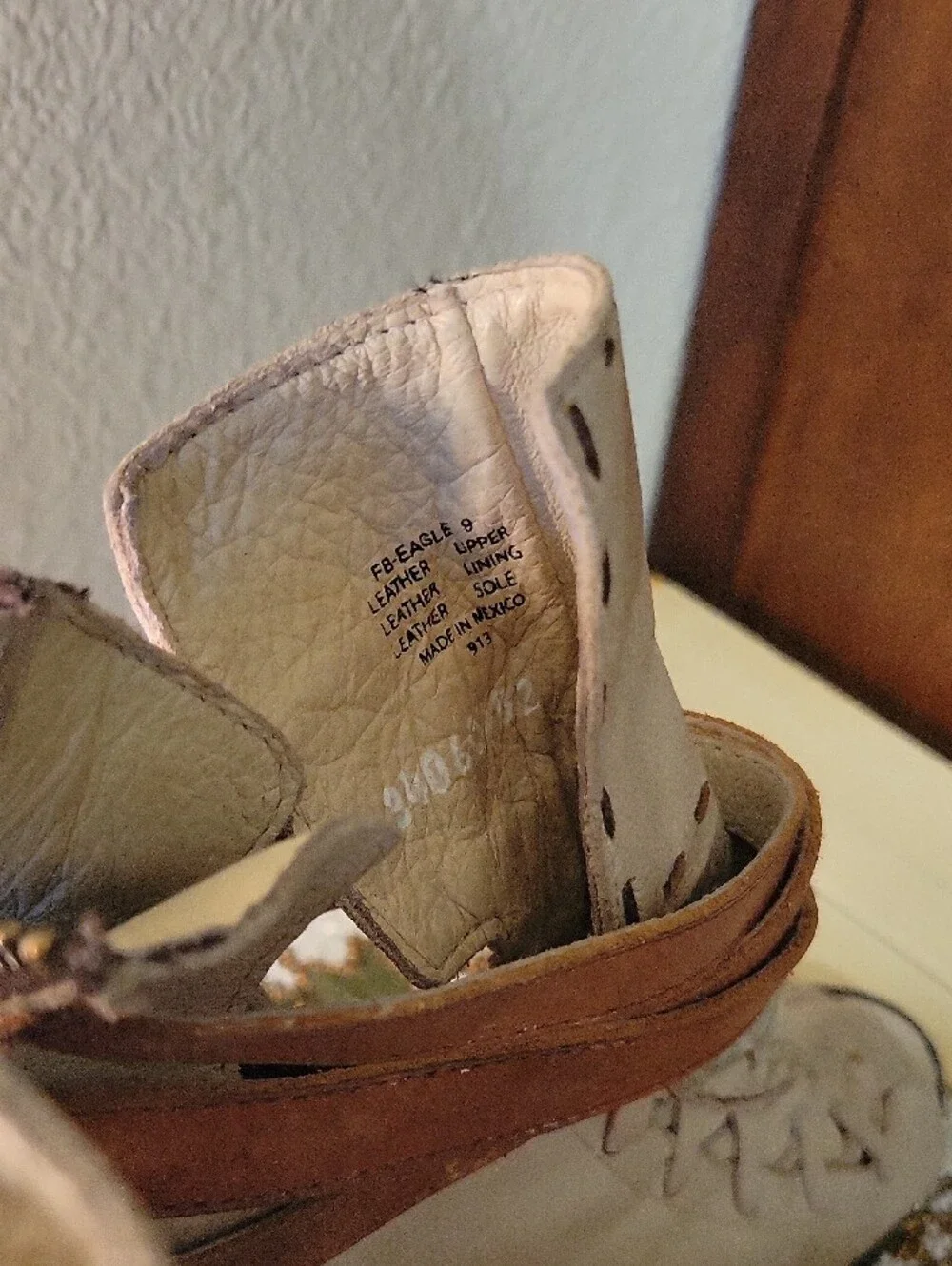 Freebird Eagle Size 9 Beige and Tan Women's Peep-Toe Ankle Boots